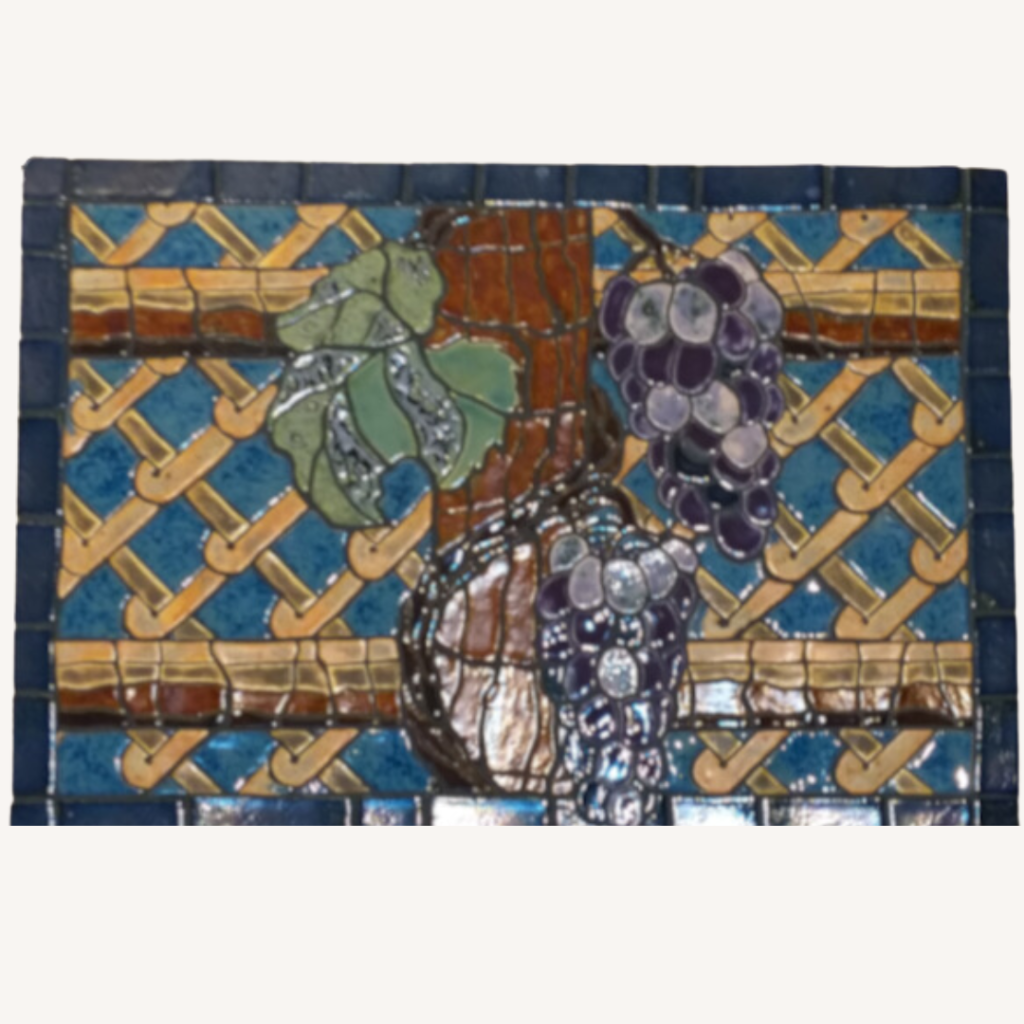 mozaika dekoracyjna ceramiczna winorośl 1