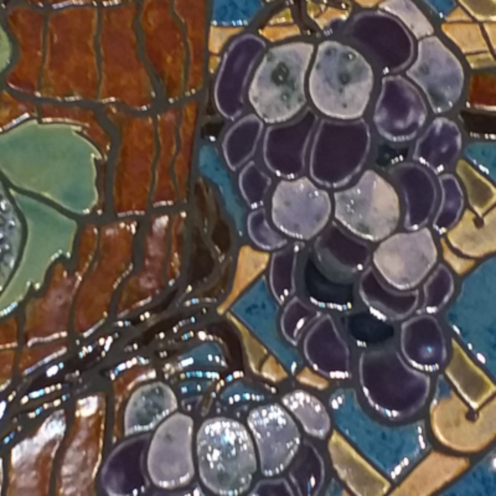mozaika dekoracyjna ceramiczna winorośl 2