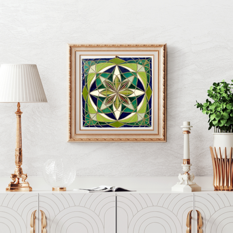 mandala ceramiczna